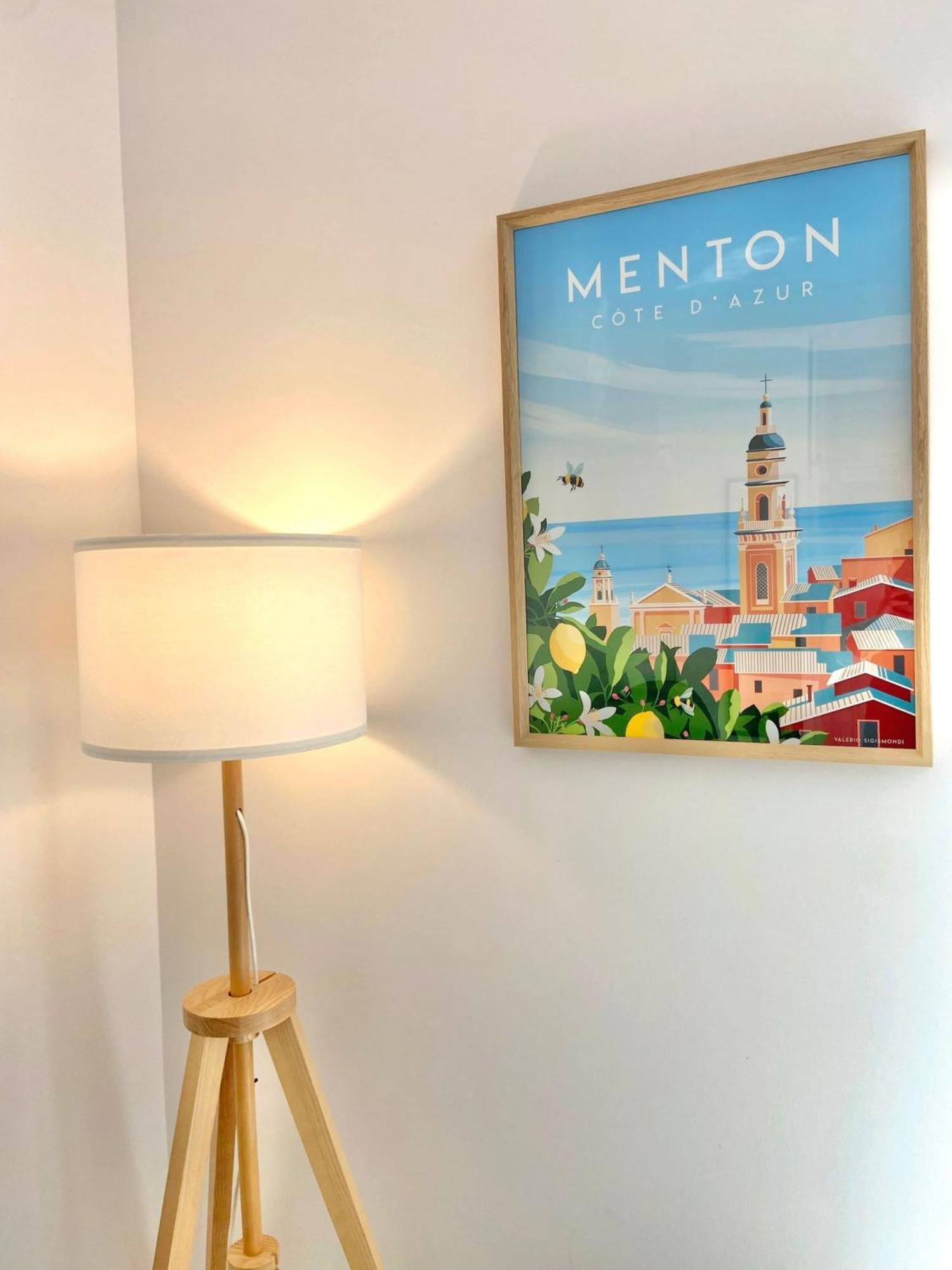 'Cap Riviera' Proche Gare Et Centre Apartment Ментона Екстериор снимка