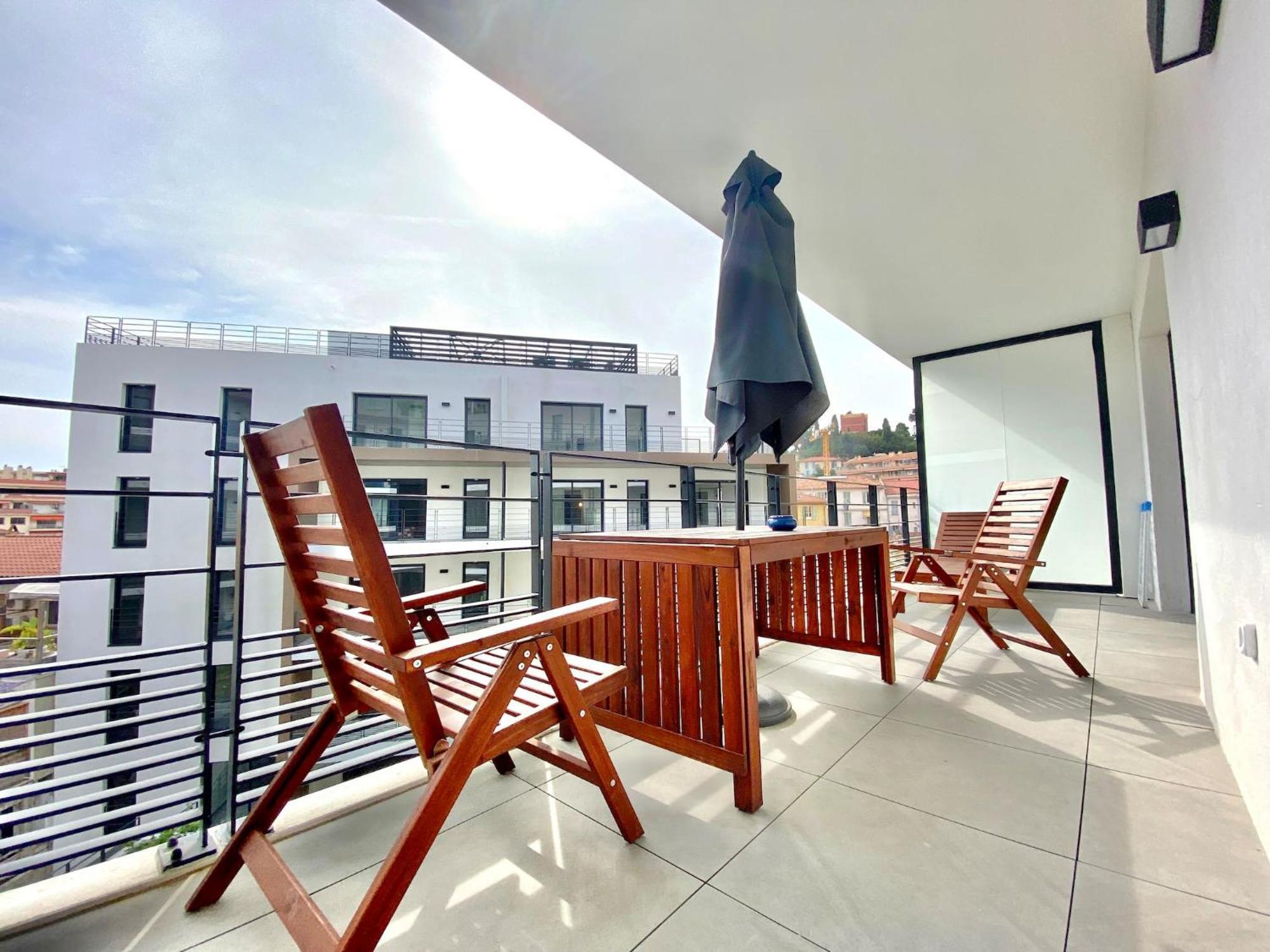 'Cap Riviera' Proche Gare Et Centre Apartment Ментона Екстериор снимка