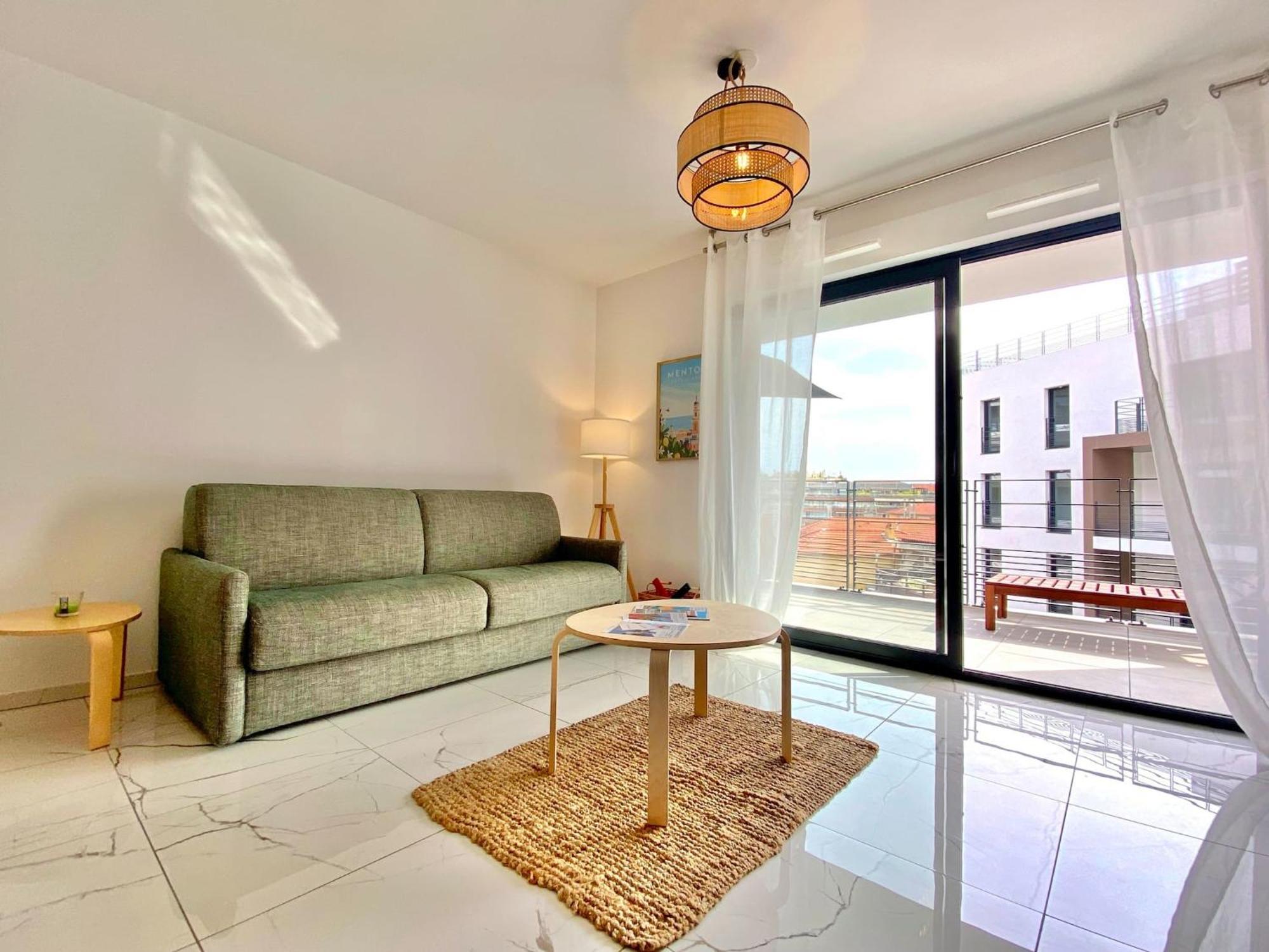 'Cap Riviera' Proche Gare Et Centre Apartment Ментона Екстериор снимка